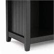 Scranton & Co 9 Cube Wood Bookcase Storage Unit in Black Finish