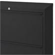 Scranton & Co 36-in Metal 2 Drawer Lateral File Cabinet Black