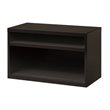 Scranton & Co 36-Inch Metal Credenza with Shelves in Black Finish