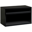Scranton & Co 36-Inch Metal Credenza with Shelves in Black Finish