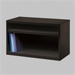 Scranton & Co 36-Inch Metal Credenza with Shelves in Black Finish