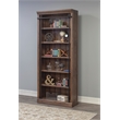 Scranton & Co Rustic Farmhouse 5-Shelf Brown Bookcase in Solid Wood
