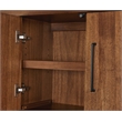 Scranton & Co Wood Hutch with Doors Fully Assembled in Medium Brown