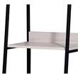 Scranton & Co Ladder Bookshelf with 5 Wooden Shelves in Natural & Black