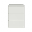 Scranton & Co 30 in Wide 3 Drawer Metal Lateral Filing Cabinet in White