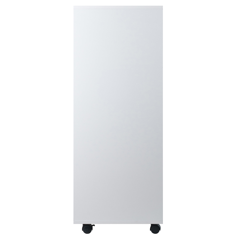 Scranton & Co 5-Drawer Tall Wood Storage Cabinet in White Finish