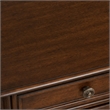 Scranton & Co Executive Desk in Mahogany Wood Finish with Rubberwood Solids