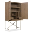 Scranton & Co Sonnet Secretary Desk Hub in Medium Brown Oak Veneers