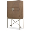 Scranton & Co Sonnet Secretary Desk Hub in Medium Brown Oak Veneers