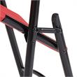 Scranton & Co Premium Resin-Plastic Folding Chairs in Red (Set of 4)