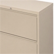 Scranton & Co 2-Drawer Metal Lateral File Cabinet in Putty 36