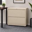 Scranton & Co 2-Drawer Metal Lateral File Cabinet in Putty 36