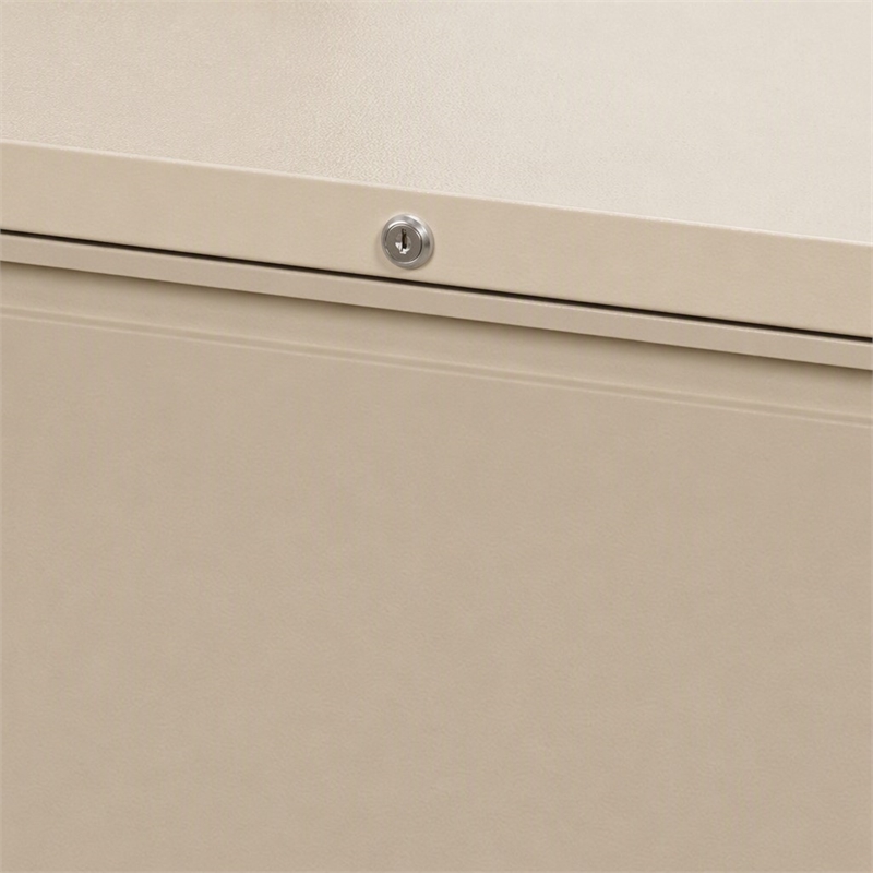 Scranton & Co 2-Drawer Metal Lateral File Cabinet in Putty 36
