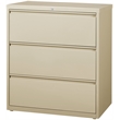 Scranton & Co 3-Drawer Metal Lateral File Cabinet in Putty 36
