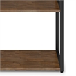 Scranton & Co Solid Acacia Wood 30 in Wide Bookcase Rustic Natural Brown