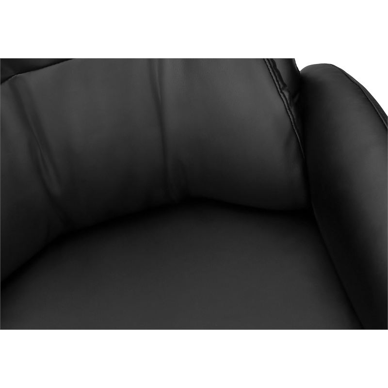 Scranton & Co Black Ergonomic Office Chair with Adjustability
