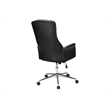 Scranton & Co Black Ergonomic Office Chair with Adjustability