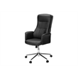 Scranton & Co Black Ergonomic Office Chair with Adjustability