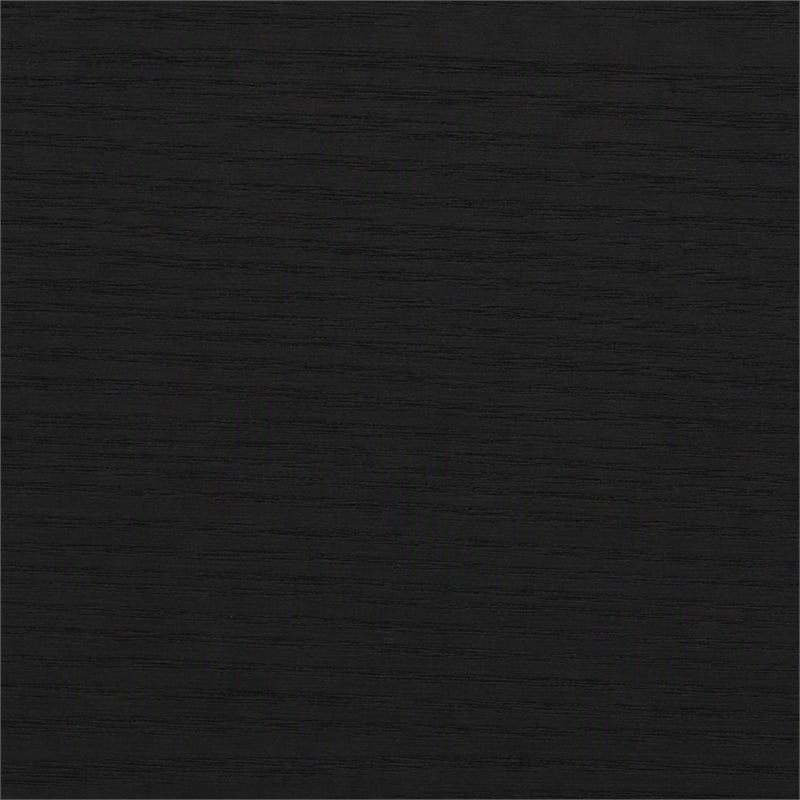 Scranton & Co Sutton 2 Piece Living Room Set in Black Engineered Wood