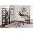 Scranton & Co Pine Wood 1 Drawer Desk in Antique Tobacco 46x20x30