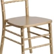 Scranton & Co Wood Chiavari Stacking Dining Chair in Gold