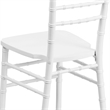 Scranton & Co Wood Chiavari Stacking Dining Chair in White