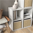 Scranton & Co Stackable 2-Cube MDF Bookcase in White Finish
