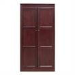 Scranton & Co 5 ft Tall Armoire Wardrobe Closet with Cherry Finish