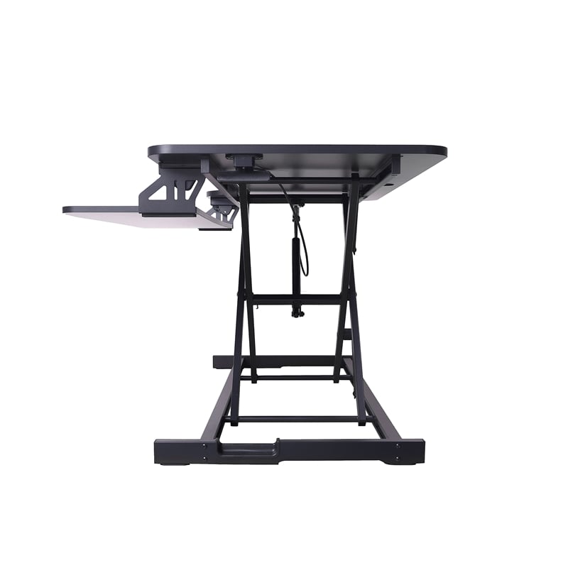 Scranton & Co 43 in Adjustable Height Standing Desk Converter Black