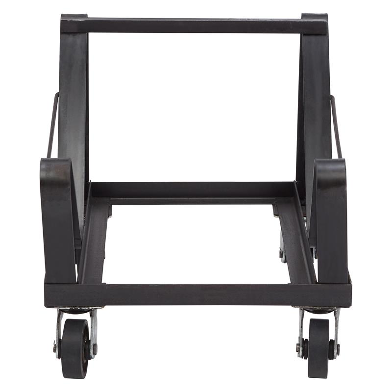 Scranton & Co Modern Metal Dolly for Chairs With Black Powder-Coating