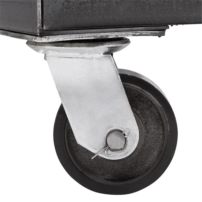 Scranton & Co Modern Metal Dolly for Chairs With Black Powder-Coating