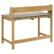 Scranton & Co Transitional 47-Inch Writing Desk in Cement/Natural