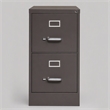 Scranton & Co 26.5-In Deep 2 Drawer Vertical Metal File Cabinet Espresso