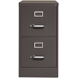 Scranton & Co 26.5-In Deep 2 Drawer Vertical Metal File Cabinet Espresso