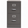 Scranton & Co 26.5-In Deep 2 Drawer Vertical Metal File Cabinet Espresso