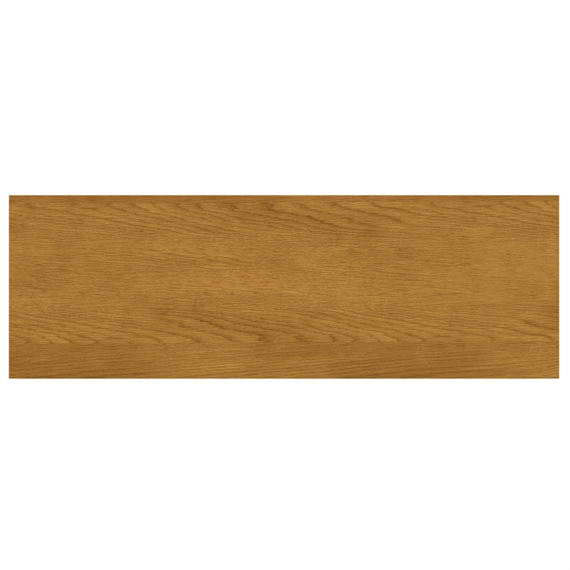 Scranton & Co Industrial 72 in Wide Wood Desk in Oak Veneer