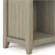 Scranton & Co 8-Cube Wood Sofa Table with Storage Distressed Gray