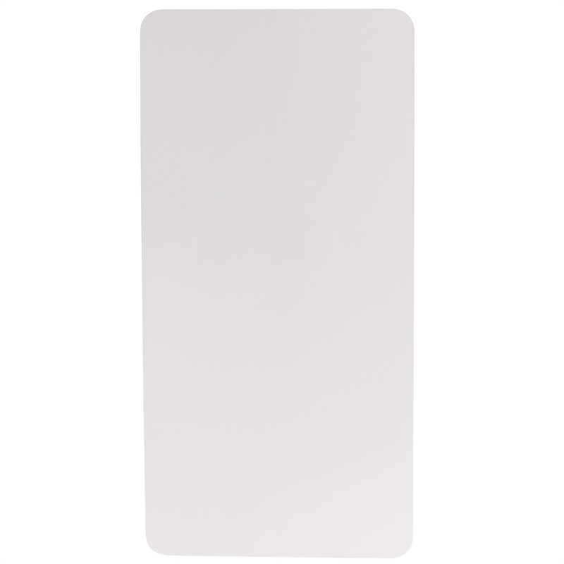 Scranton & Co 60 in x 30 in Plastic Folding Table in Granite White