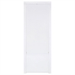 Scranton & Co Media Tower with Display Shelves in High Gloss White