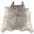 Hawthorne Collection Brazilian Cow Hide Light Brindle Rug Hand Crafted
