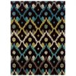 Hawthorne Collection 5' x 7' Hand Tufted Rug in Black and Teal
