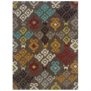 Hawthorne Collection 5' x 7' Hand Tufted Rug in Gray