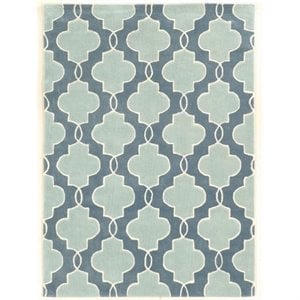Hawthorne Collection 1'10&quot x 2'10&quot Hand Tufted Rug in Blue