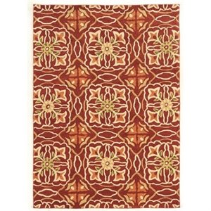 Hawthorne Collection 5' x 7' Hand Tufted Rug in Ivory