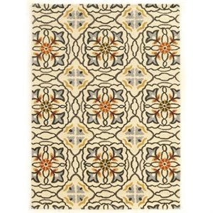 Hawthorne Collection 5' x 7' Hand Tufted Rug in Ivory