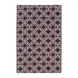 Hawthorne Collection 5' x 8' Hand Woven Double Quatrefoil Wool Rug
