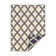 Hawthorne Collection 5' x 8' Hand Woven Quatrefoil Wool Rug