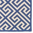 Hawthorne Collection 5' x 7' Hand Hooked Key Wool Rug in Navy