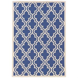 hawthorne collection hand hooked quatrefoil wool rug