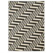 Hawthorne Collection 2' x 3' Zig Zag Rug in Charcoal and Gray